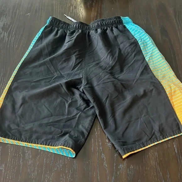 Men’s black orange and blue Nike board shorts size L - Picture 4 of 5
